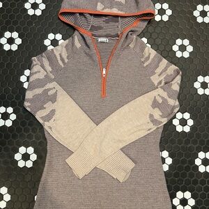 Smartwool Women Dacono Hoodie Sweater Sandstone Heather small